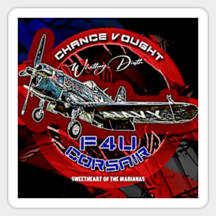 F4U Corsair Legendary WW2 US NAVY Fighter Aircraft Sticker